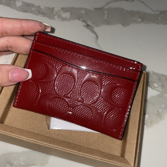 Coach signature leather essential card case - Picture 5 of 11
